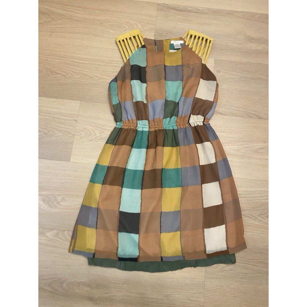 Easley Geometric Print Mini Dress Size Small